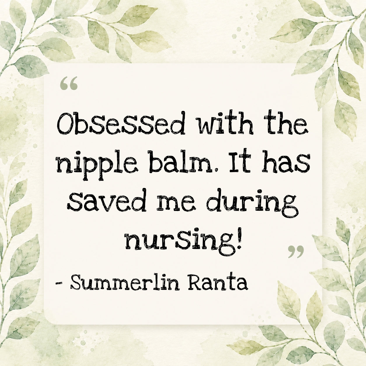 Nursing Balm š