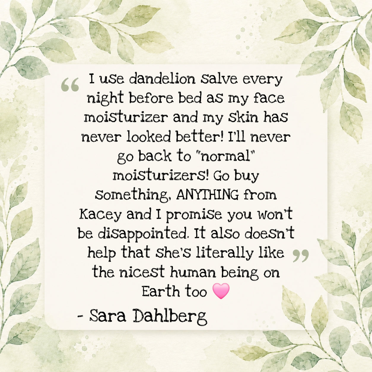 Dandelion Salve 🌼