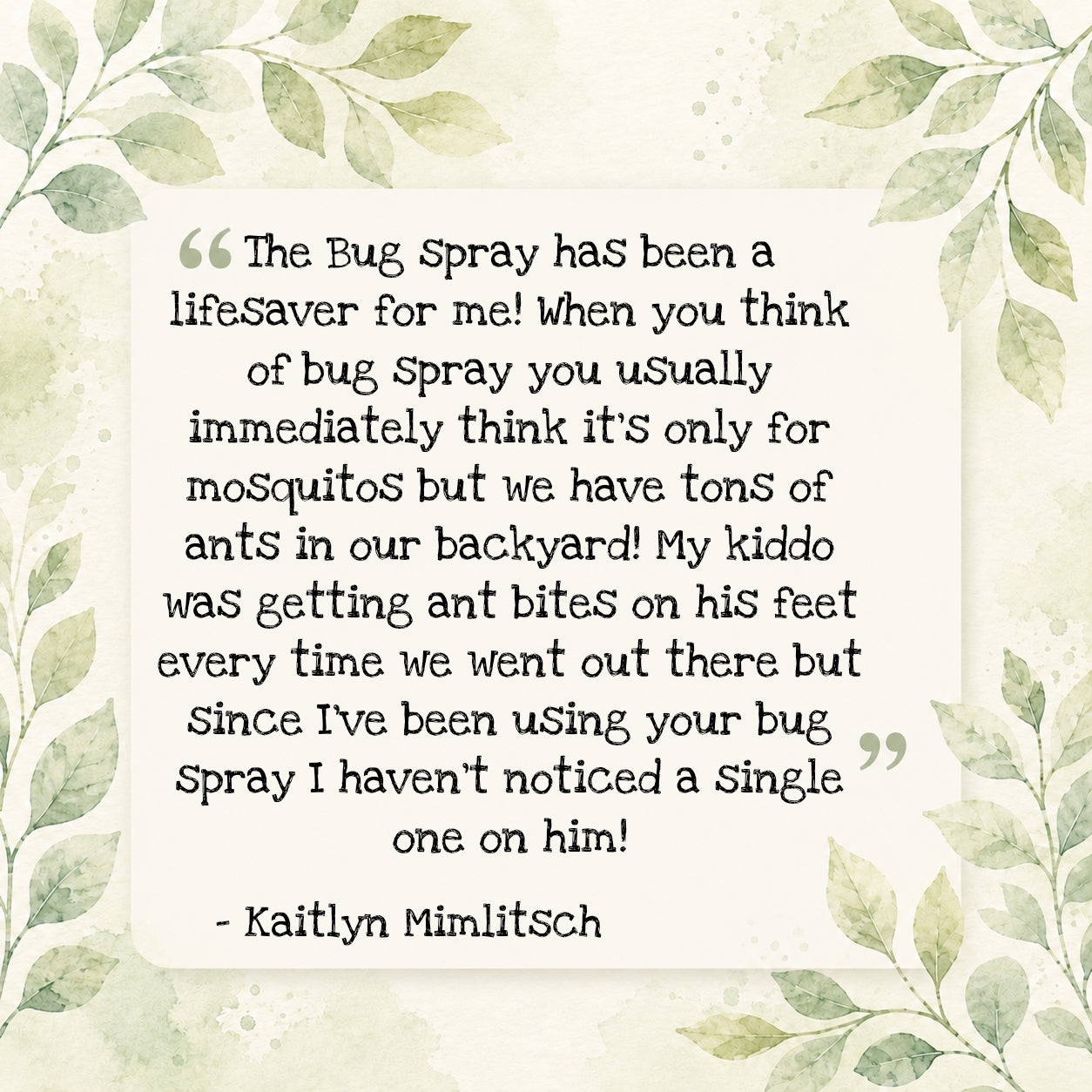 Bug Repellent Spray 🦟
