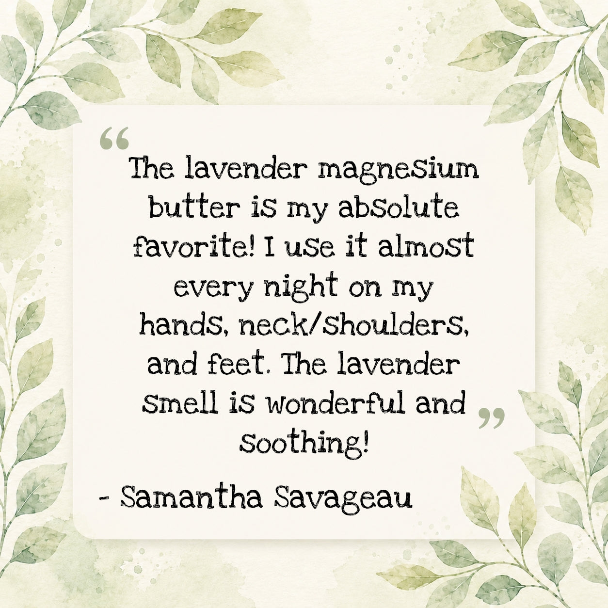 Magnesium Butter 🤍