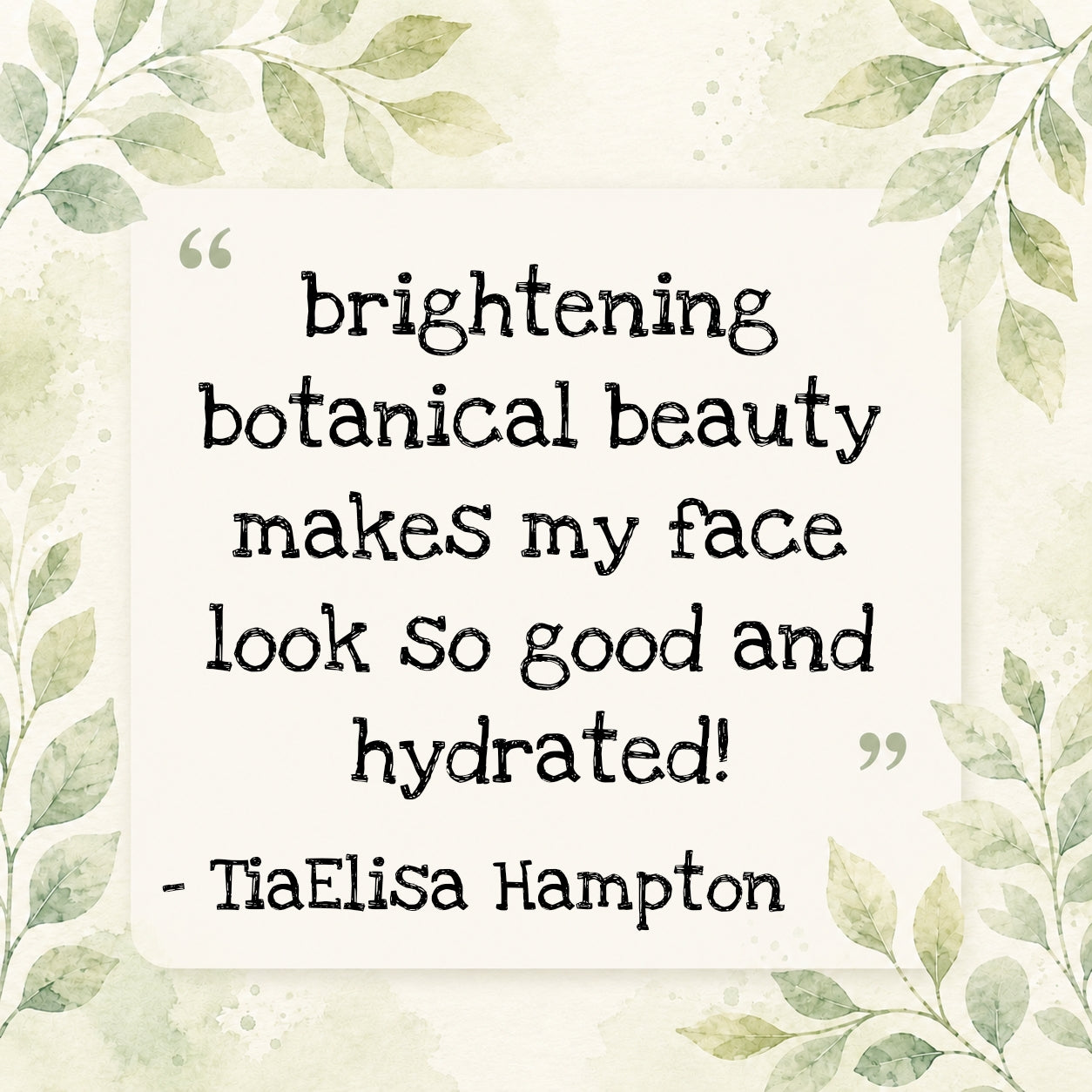Brightening Botanical Beauty 🌿