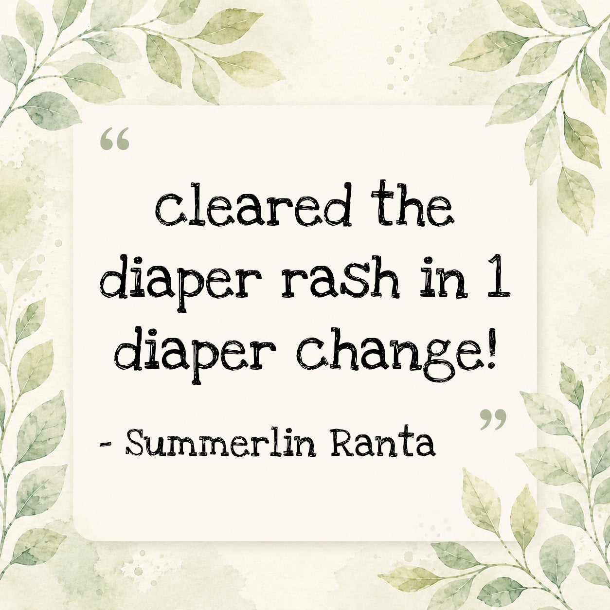 Diaper Rash Cream 👶🏼