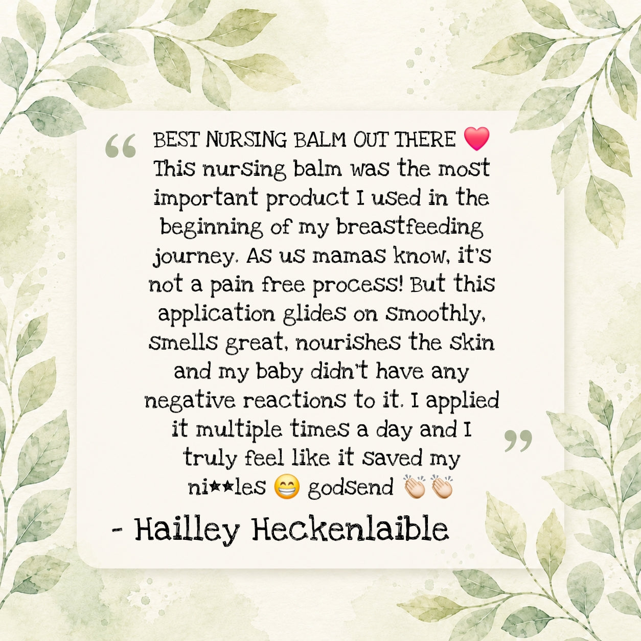 Nursing Balm 🍒